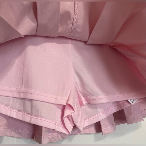 Forever 21 Light Pink Mini Skirt with White Bows Size S - Picture 2 of 5